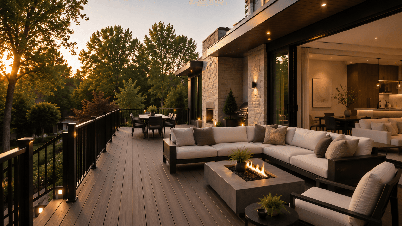 Deck renovation by Gabriele Contracting.