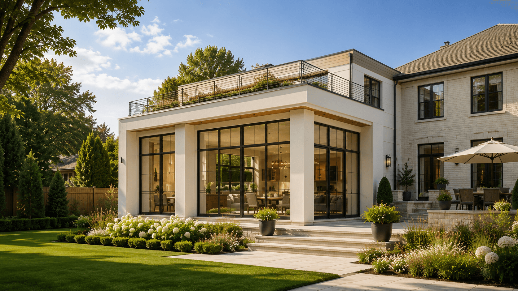 Full-scale home renovation by Gabriele Contracting.