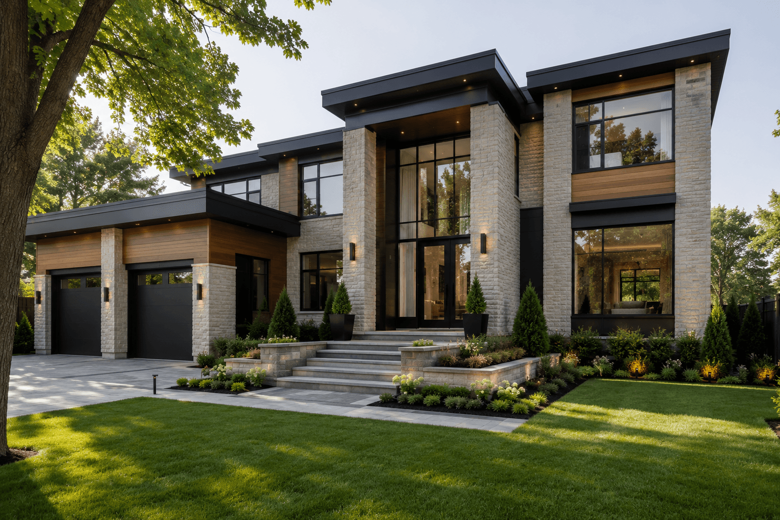 Custom built home by Gabriele Contracting.