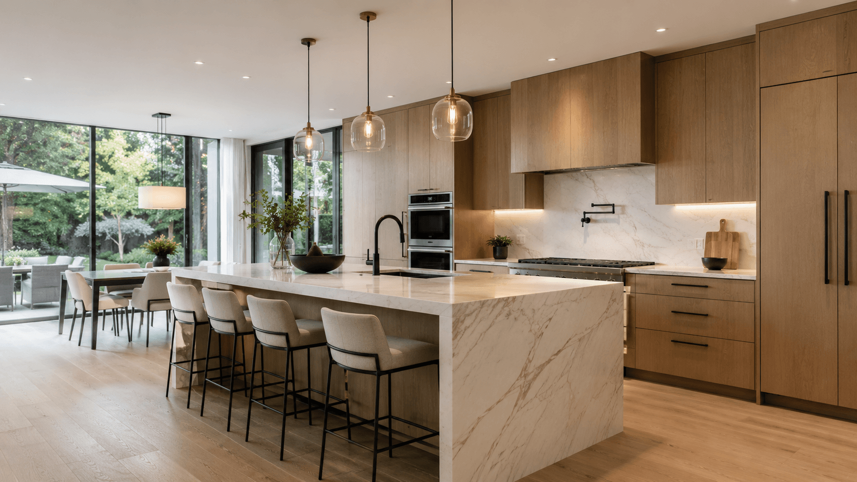 Custom kitchen renovation by Gabriele Contracting.